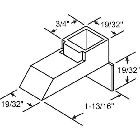 Strybuc Balance Top Sash Guide 60-656